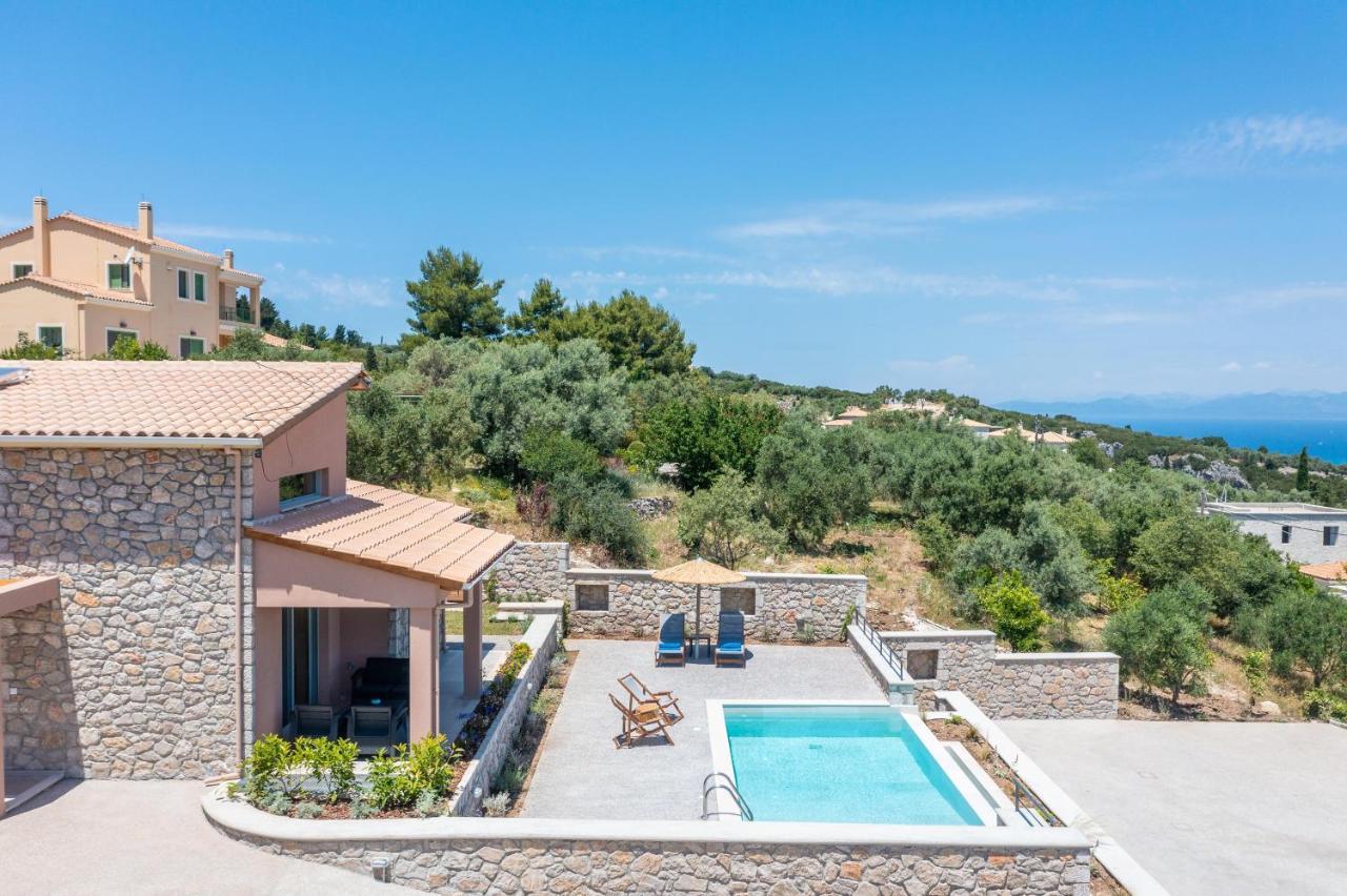 31 Blue Ionian Villas Apolpaina Экстерьер фото