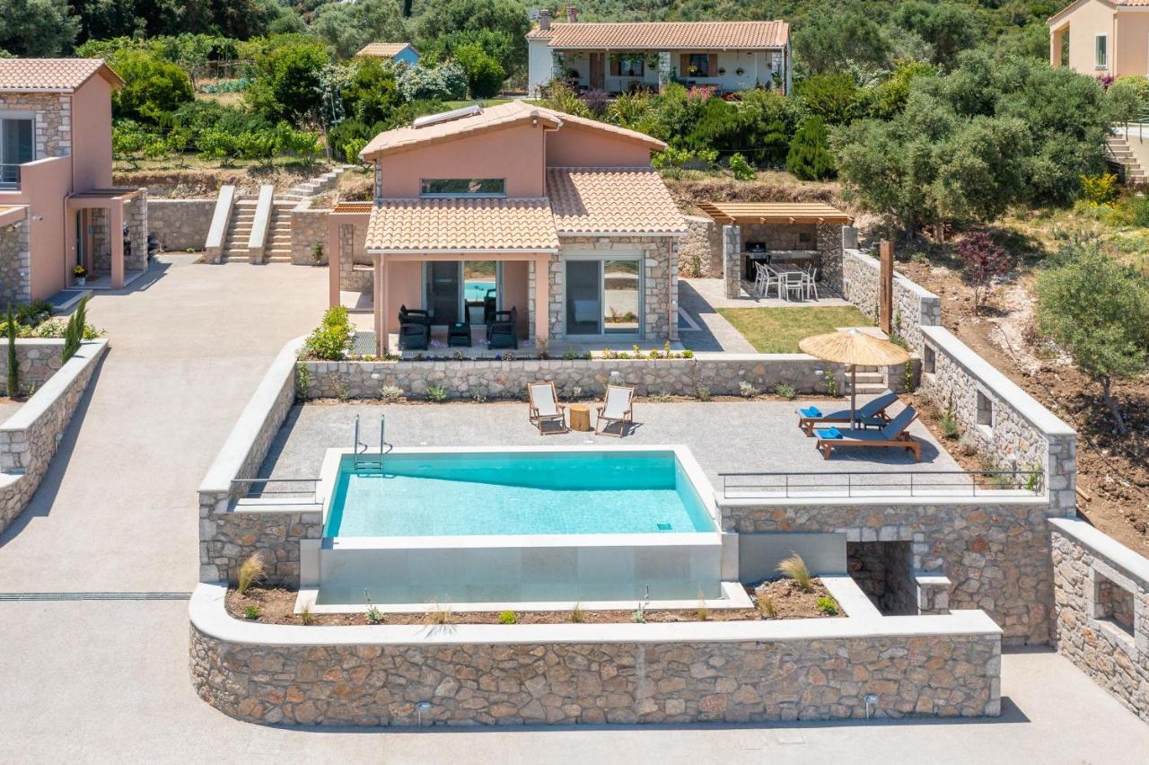 31 Blue Ionian Villas Apolpaina Экстерьер фото