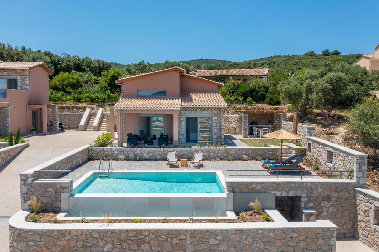 31 Blue Ionian Villas Apolpaina Экстерьер фото