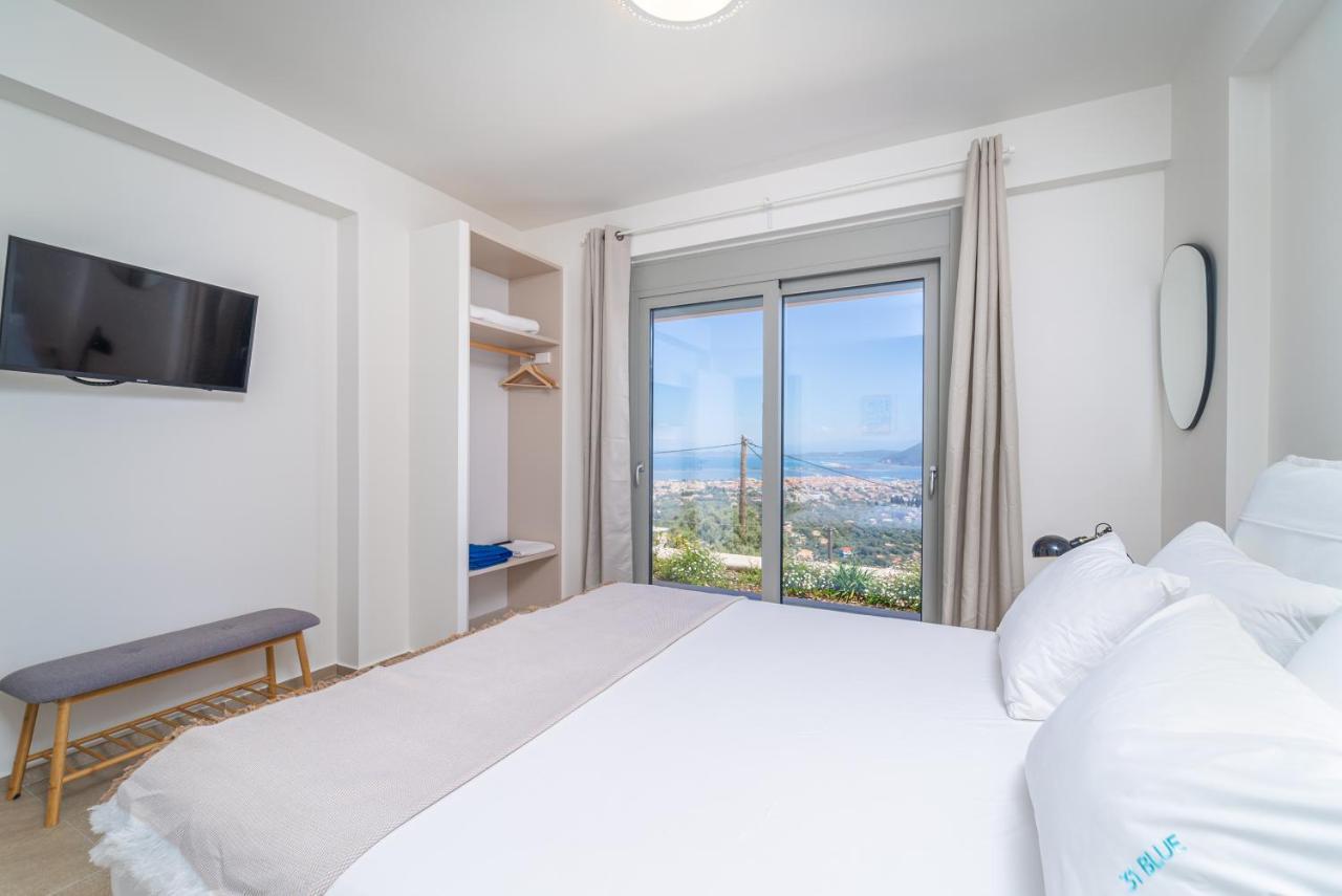 31 Blue Ionian Villas Apolpaina Экстерьер фото